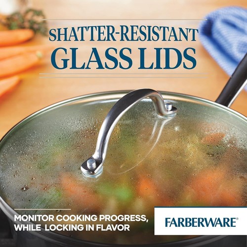 Farberware Millennium Stainless Steel Cookware Pots and Pans Set, 10 Piece - Bild 11 von 16