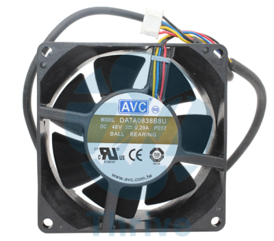 AVC DATA0838B8U 8038 48V 0.29A Double Ball Inverter Cooling Fan