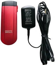 Mighty Bright LED Classic Light Free Standing Rotating Hand Held w/Power Adapter