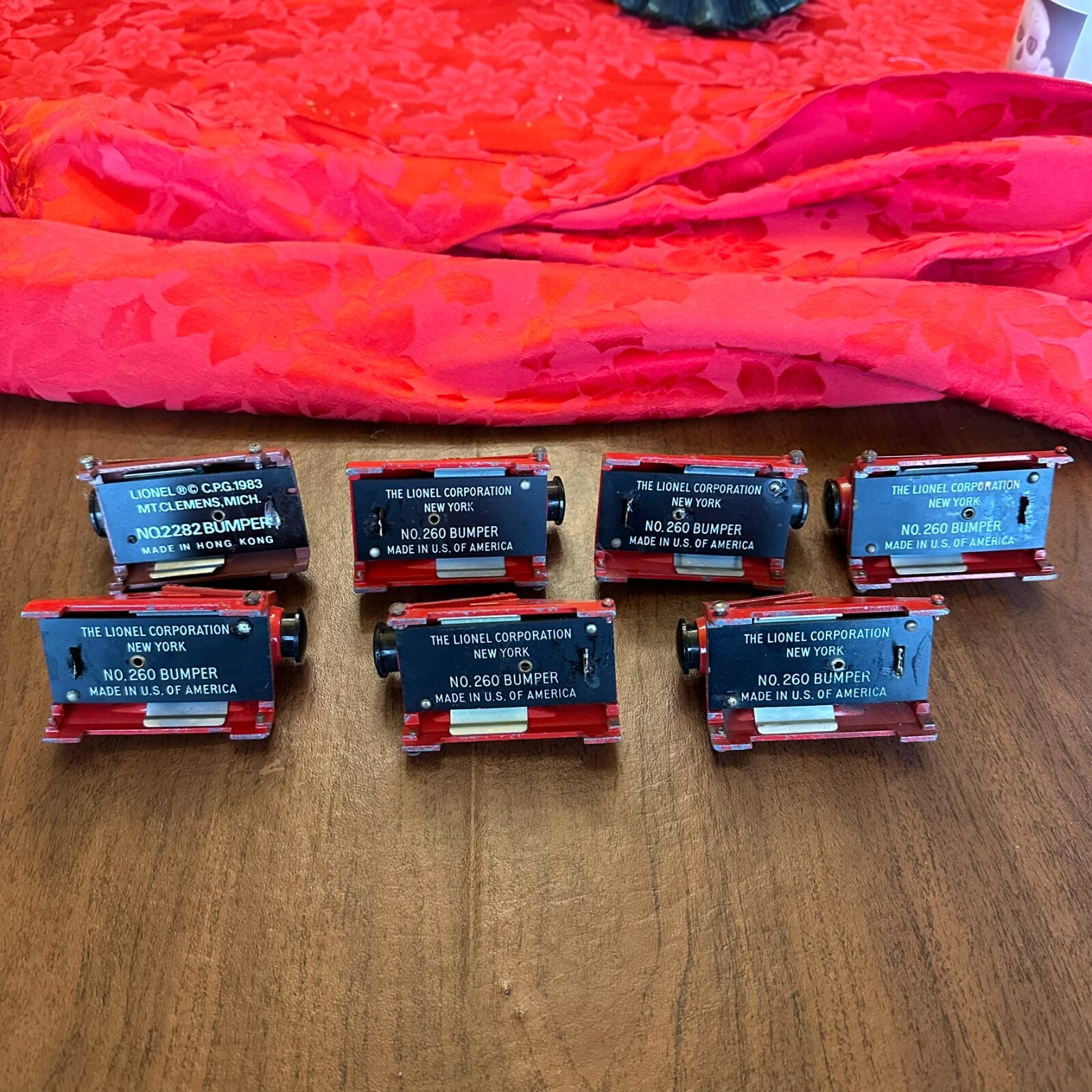 LOT OF 8 VINTAGE LIONEL TRACK BUMPERS 260 O GUAGE eBay