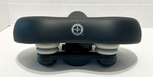Schwinn WIDE BLACK COMFORT Midway Cruise BICYCLE SEAT/SADDLE Soft Foam (A9) - Picture 6 of 6