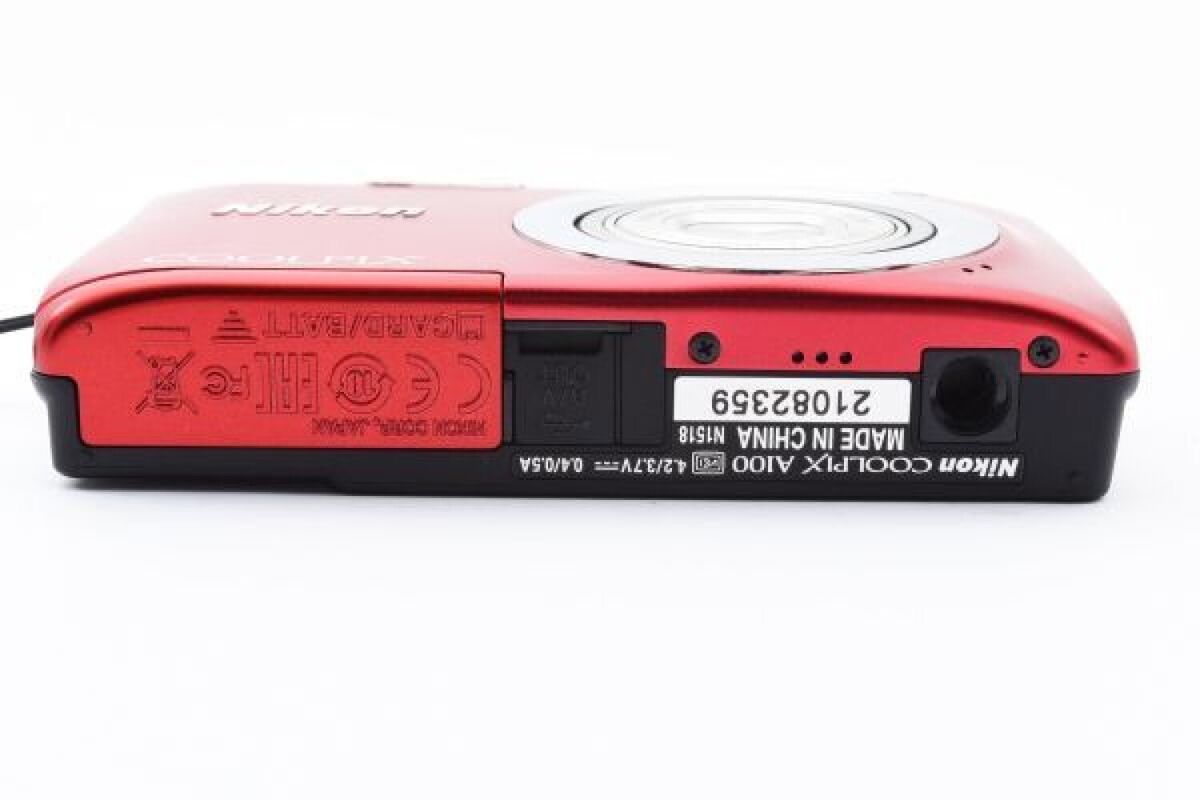 Nikon COOLPIX A100 RED 5X Optical 20.0MP Digital Camera Nikon COOLPIX A100 RED 5X Optical 20.0MP Digital Camera