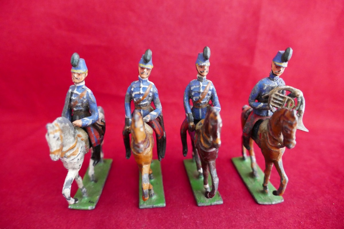 Soldat De Plomb Ancien Heyde – Dragons De La 3e République – Collection Française