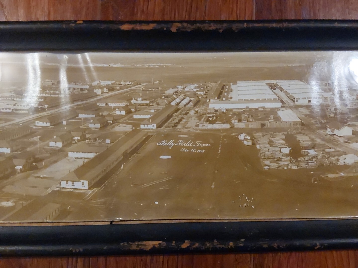 Kelly Field San Antonio Texas TX Dec 10 1918 Panoramic Photo WWI AEF Free Ship