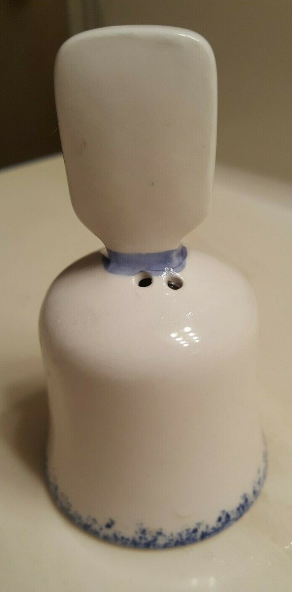 ☆ bell☆ VINTAGE Japanese BELL SAN FRANCISCO Porcelain Blue White