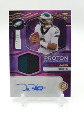 2020 Elements - Proton Patch Autographs #PA-JH Jalen Hurts /99 (AU, MEM, RC)
