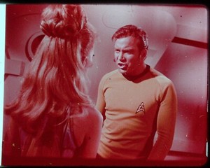 Star-Trek-TOS-35mm-Film-Clip-Slide-Wink-of-an-Eye-Kirk-Deela-3-11-7