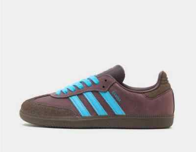 Adidas Originals Damen SAMBA OG Schuhe in Shadow Brown und Blue