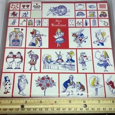 Alice in Wonderland Rubber Stamp Set 40 Pieces by INKADINKADO HTF New