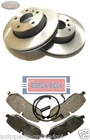 RANGE ROVER SPORT TDV6 FRONT DISCS, Borg & Beck Brand PADS + SENSOR SET BDB06F