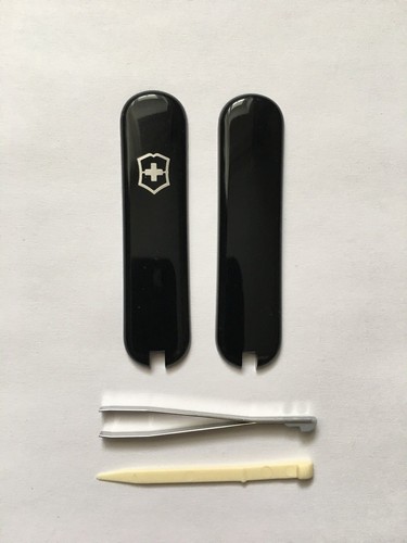 SWISS ARMY VICTORINOX 58mm SCALES/HANDLES WITH TWEEZER+TOOTHPICK - Picture 20 of 54