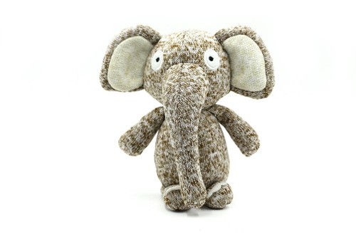 Elephant Squeaky Dog Chew Toy for Aggressive Chewer Stuffed Animal Puppy Dog Toy - Picture 5 of 6