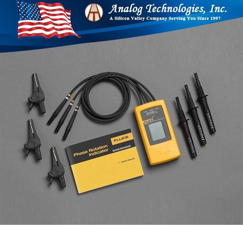 Fluke 9040 Tester di Rotazione Trifase con Indicatori LED 80-600V AC Design Compatto - Foto 2 di 2