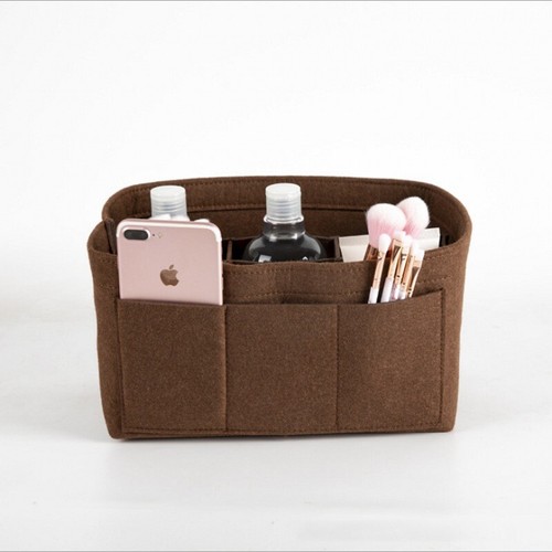 Cartera Organizadora Bolsa Mujer Organizador Inserto Forro Bolsa de Viaje Bolso de Mano Fieltro - Imagen 20 de 21