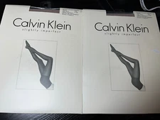 Calvin Klein Slightly Imperfect Pantyhose Buff Active Support Control Top A-1(2)