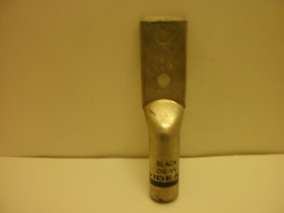 IDEAL CCBL750-50 COPPER COMPERSION TERMINAL LONG BARREL 2 HOLE 1/2'' NEW NO BOX