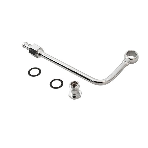 3/8" Inlet Single Feed Chrome Fuel Line For Performer Series and Thunder Series - Bild 2 von 11