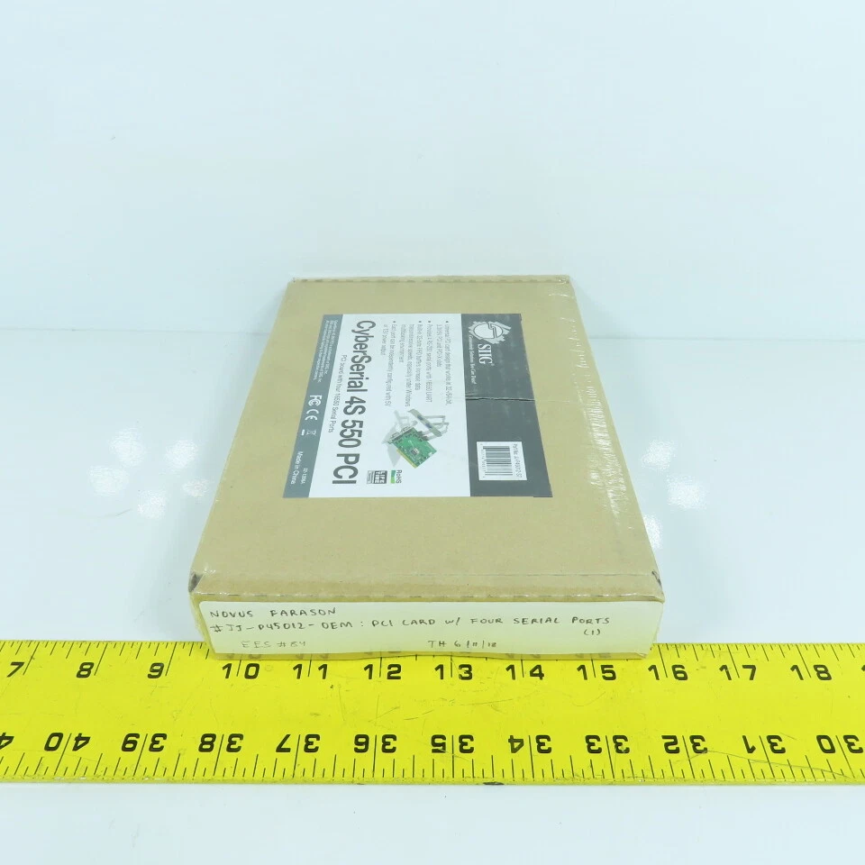 Siig CyberSerial 4S 550 PCI PCI Board With 4 16550 Serial Ports (Sealed) - Image 4 of 4