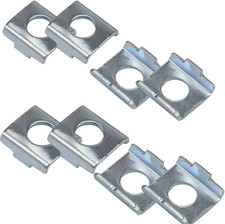 8 Pack Training Wheels Vertical Bracket for Children's Bicycle Stabiliser Suppor