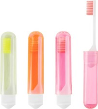 3 Pcs Mini Travel Folding Toothbrush Set