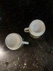 Rare Boho Hippie Retro MCM Set Of 2 Coffee/Tea Pedestal Mugs.Howard Holt? 60-70s — photo 4