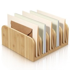 Desk Organizer File Holders Countertop Organizer Letter Sorter 5 Compartments