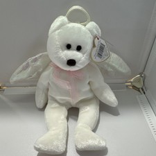 Ty Beanie Babies Halo the Angel Bear Toy