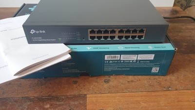 TP-Link TL-SG1016DE (16 Ports - 10/100/1000 RJ45) Easy Smart Managed Switch