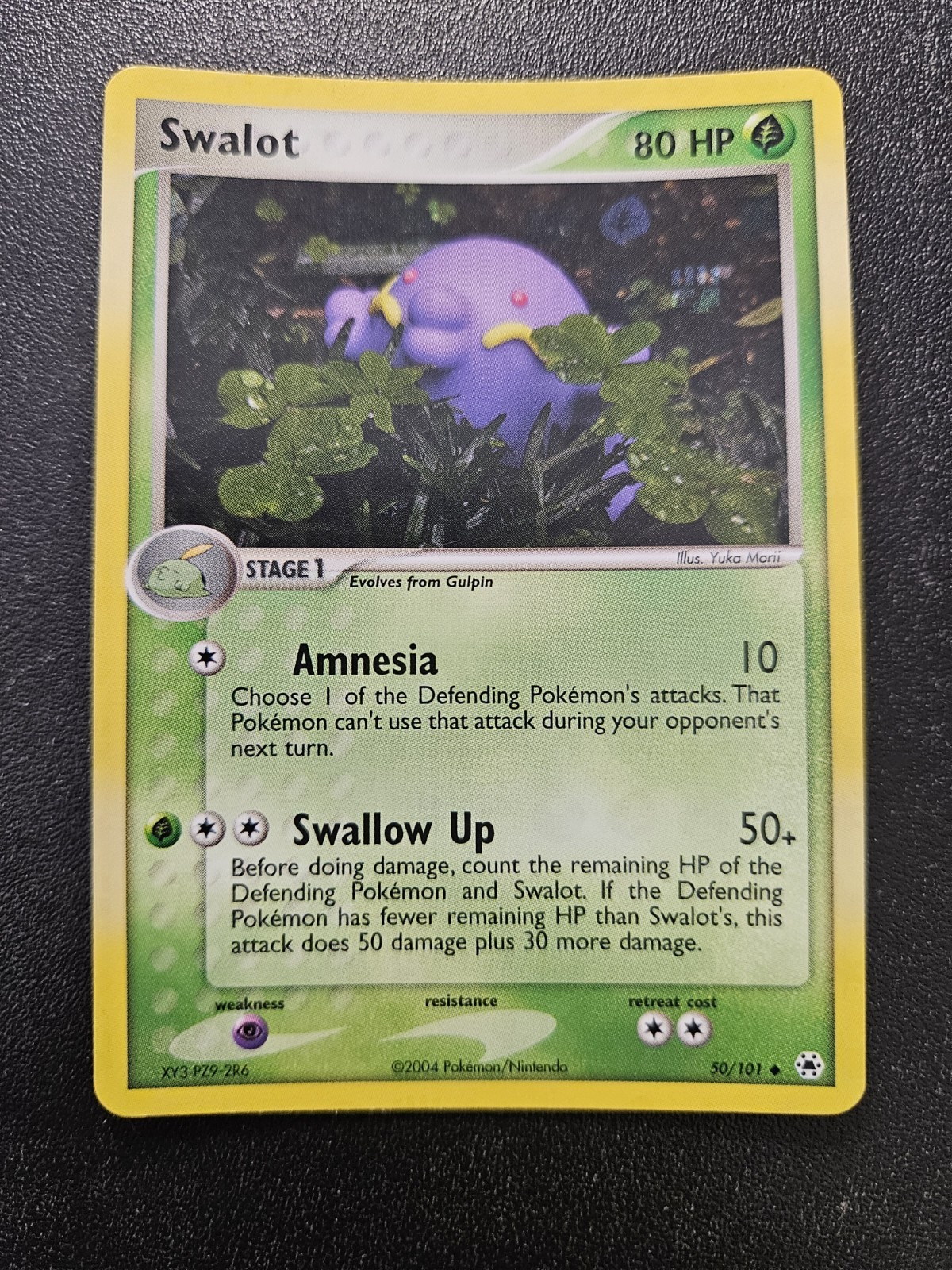 Pokemon EX Hidden Legends Swalot Reverse Holo 50/101 NEAR MINT Yuka Morii