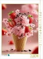 Calvendo Puzzle A Strawberry Dream | 2000 Pieces, Finished Size 35.4 × 26.4 In (