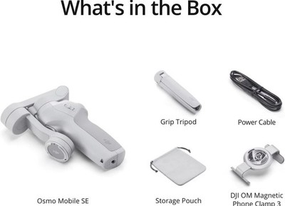 DJI Osmo Mobile SE Gimbal 3-Axis Portable Foldable Android iPhone