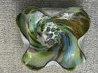 Murano Venetian Art Glass Ashtray Dish Bowl Vintage, Multicolor