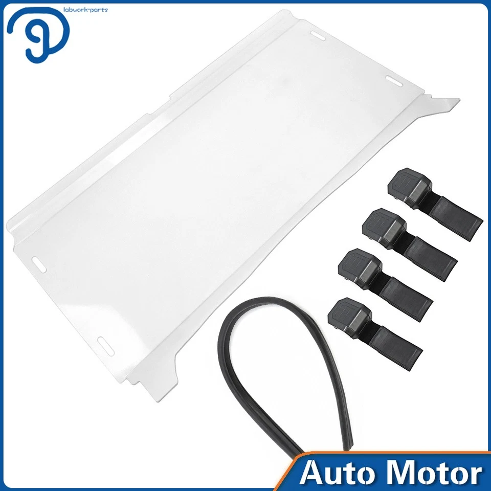 New Clear Scratch Resistant Front Windshield For Kawasaki Teryx 4 750 2012-2013 - Изображение 3 из 4