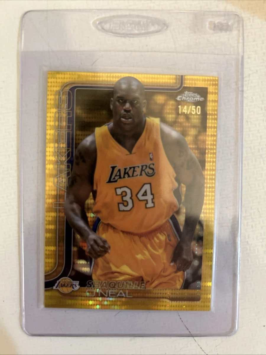 Topps Shaquille O'Neal Basketball Serial Numbered Sports Trading