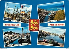 14 - Port en Bessin - Multivues - Bateaux - Blasons - CPM - Voir Scans Recto-Ver