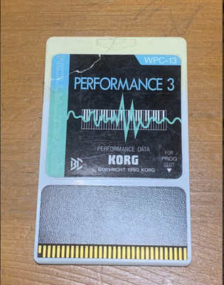 korg wavestation PERFORMANCE 3 WPC-13  free shipping