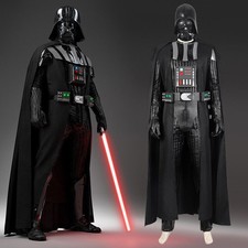 Star Wars Darth Vader Outfit Accessories Mens Halloween Cosplay Costume Full Set