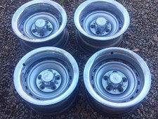 Set Of Four  15x8 Rally Wheels CHEVROLET C10 Silverado Wheels Rims 