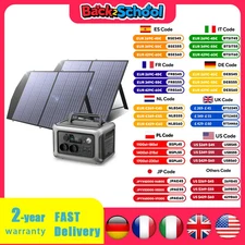 Solar Energy Charger with LiFePo4 Battery Portable Power Station for Camping RV