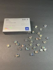 144 Factory Pack Swarovski Crystal 5601 AB Square 10mm Beads Aurora Borealis