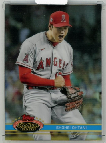 2021 TOPPS Stadium Club Chrome Shohei Ohtani 1991 Design Variations #37