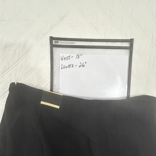 Lane Bryant Womens Skirt Size 16 Flare Hem Black Career Knee Length - Picture 6 of 6