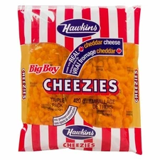 Hawkins Made with Real Cheddar Cheese Cheezies, Big Boy Triple Pack 420g,