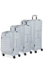 SWISSGEAR OPULENCE SOFTSIDE EXPANDABLE LUGGAGE 3-PIECE (21/25/29) - BABY BLUE