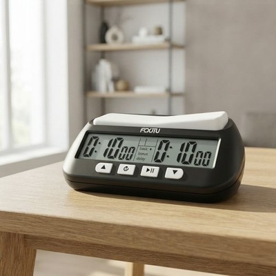 Professionelle Digitale Schachuhr Timer mit Wecker - Tragbar & Multifunktional