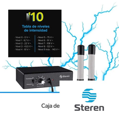 Steren Electric Shock Machine Box Jeu de Choc Entièrement Assemblé | Jeu de Nuit | Fami - Photo 4/9