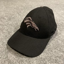 Denver Broncos Hat New Era Wool Fitted Mens Medium Black NFL Football