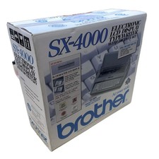 New in open BoxBrother SX 4000 Electronic Typewriter￼ thumbnail