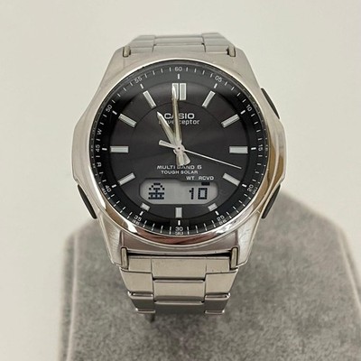 CASIO Wave Ceptor Radio-Controlled Solar Watch (Working Condition) - Men's