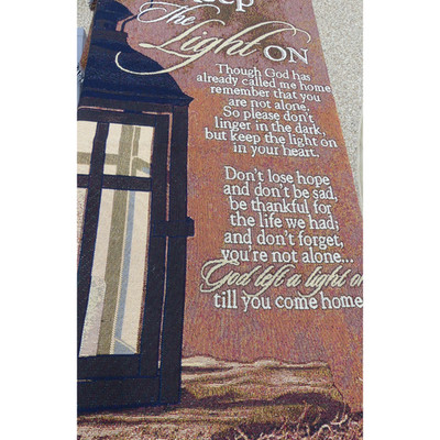 Lantern Keep the Light On Alda Maria Throw Blanket Dicksons Grief Loss Comfort
